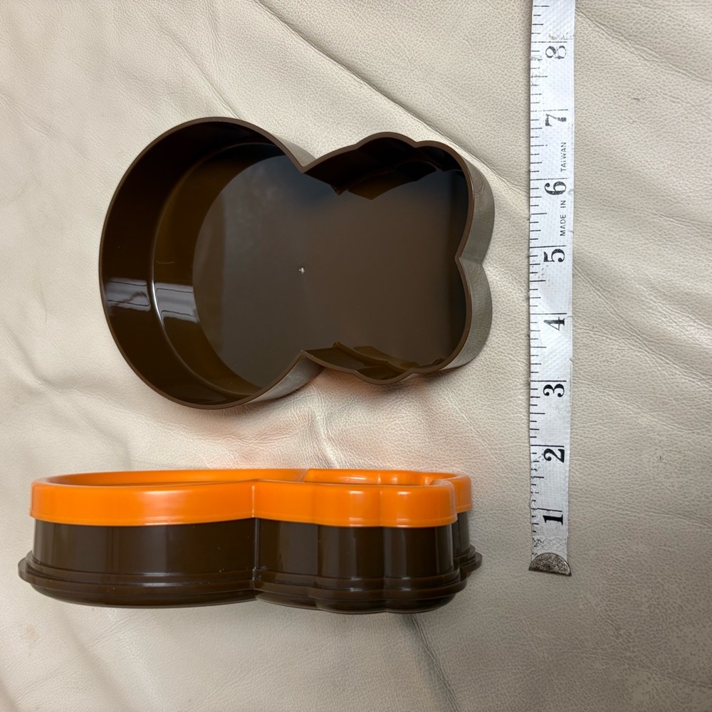 BAPE BABY MILO Plastic Lunch Bento Box Brown Bathing Ape Japan 2008 - Picture 8 of 12